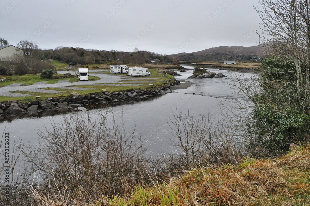 A View of Sneem River in Ireland A View of Sneem River in Ireland