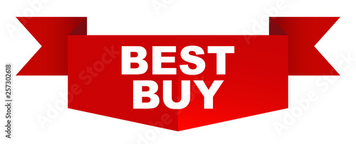 red vector banner best buy