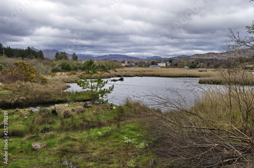 Fototapeta Naklejka Na Ścianę i Meble -  A View of Sneem River in Ireland