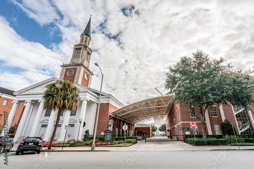 ORLANDO, FLORIDA, USA - DECEMBER, 2018: First Presbyterian Church of Orlando established in 1876. photo