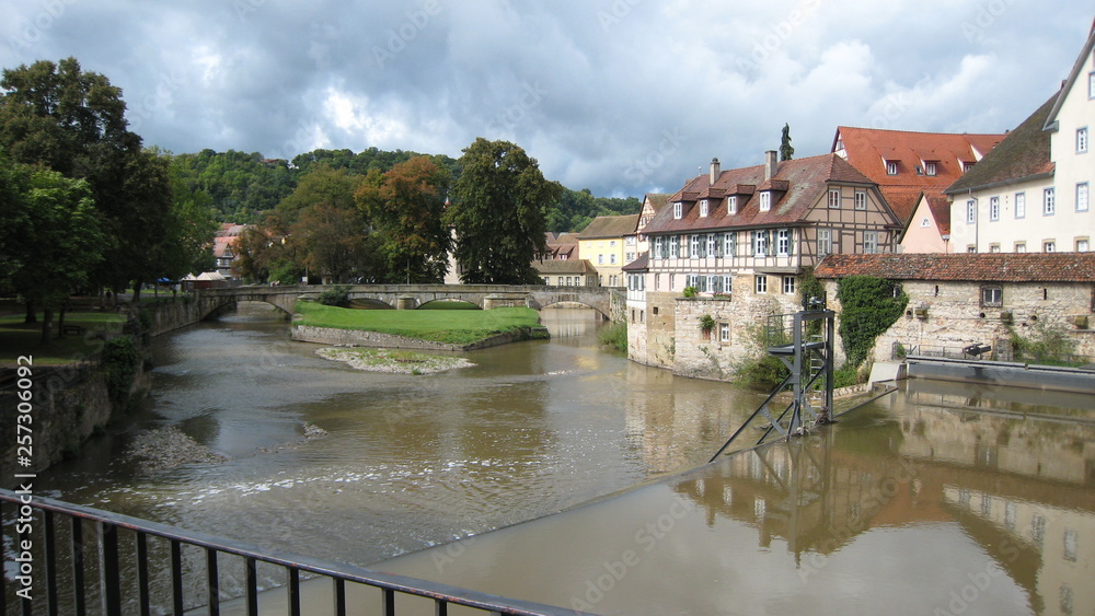 Fototapeta premium Kocher – Schwäbisch Hall