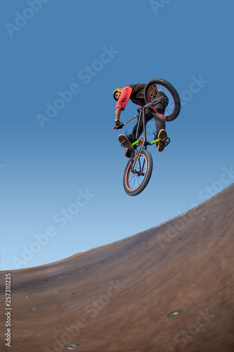 High BMX jump
