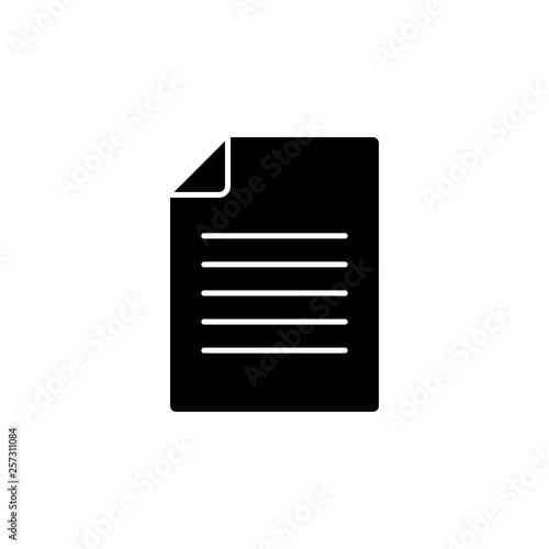 Document, file vector icon. Premium quality graphic design icon. One of the collection icons for websites, web design, mobile app © Gunel