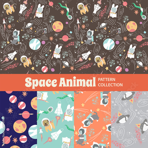 Cute Rainbow Seamless Texture Pattern Collection