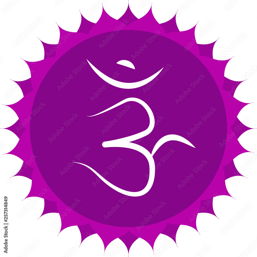 Obraz premium Crown Chakra