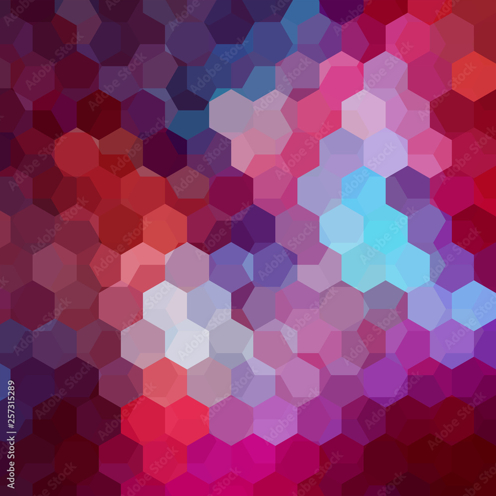 Background of purple, blue geometric shapes. Mosaic pattern. Vector EPS 10. Vector illustration