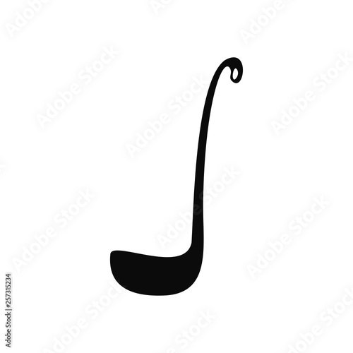 Kitchen ladle icon
