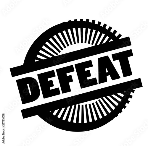 Print defeat stamp on white