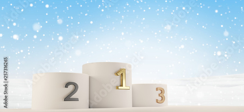 podium cylinder 3d-illustra...