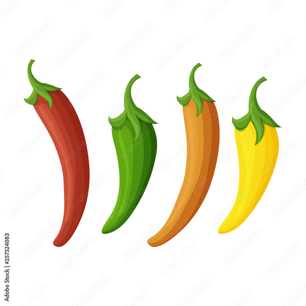 red hot chili paper on white background red hot chili paper on white background