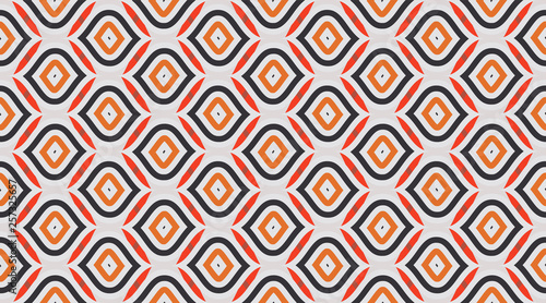 Fotografie, Obraz Seamless pattern geometric