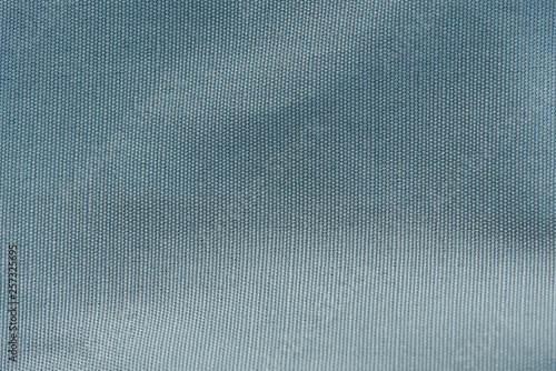 Blue fabric textile background