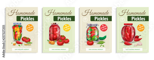 Homemade Pickles Poster Set
