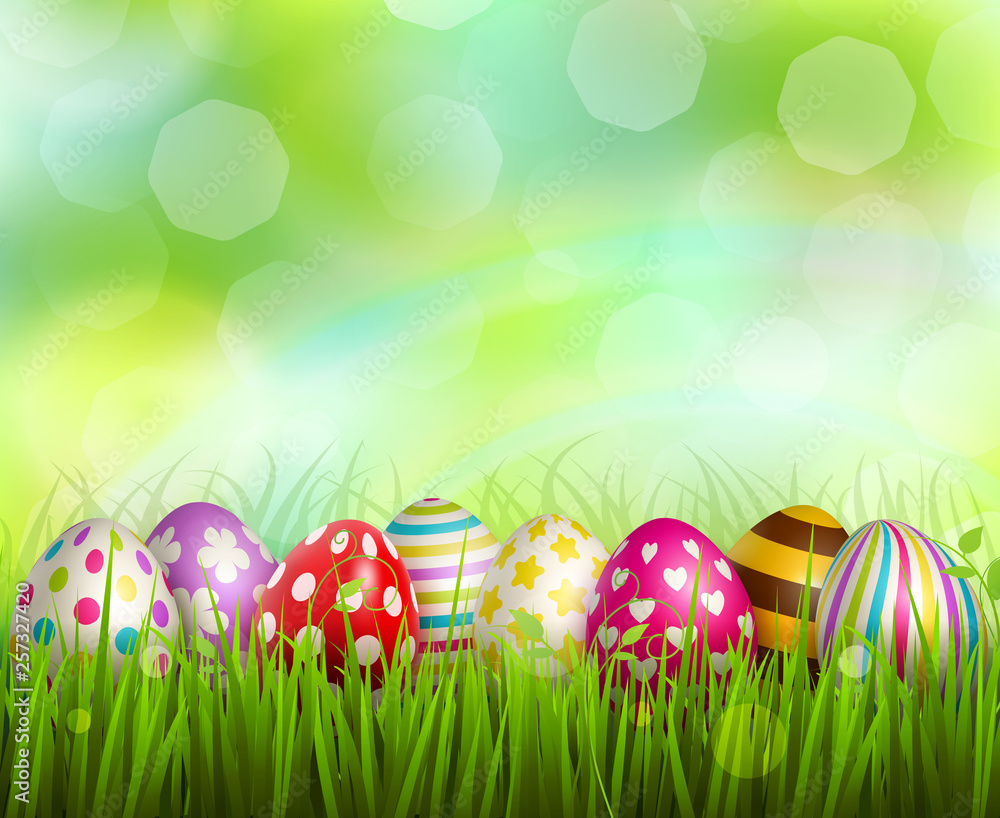 Easter Realistic Background
