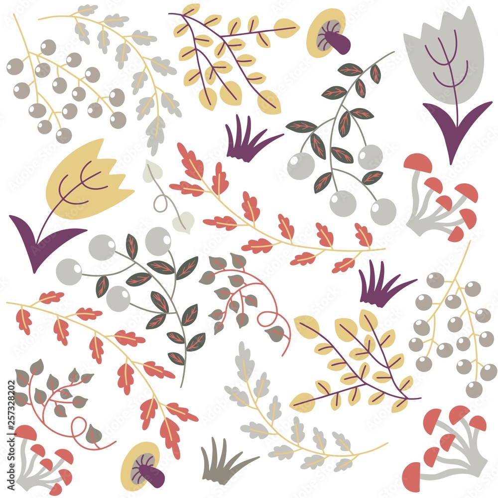 Vector illustration of floral pattern Vector illustration of floral pattern