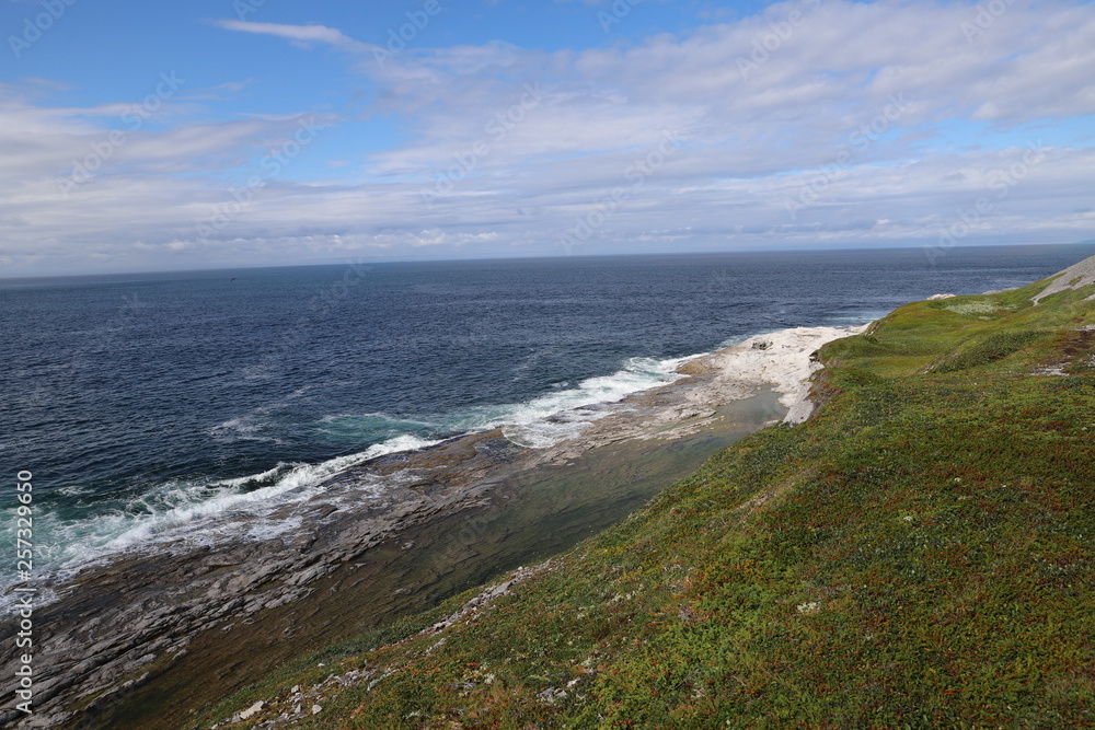 Sea coastal cliff