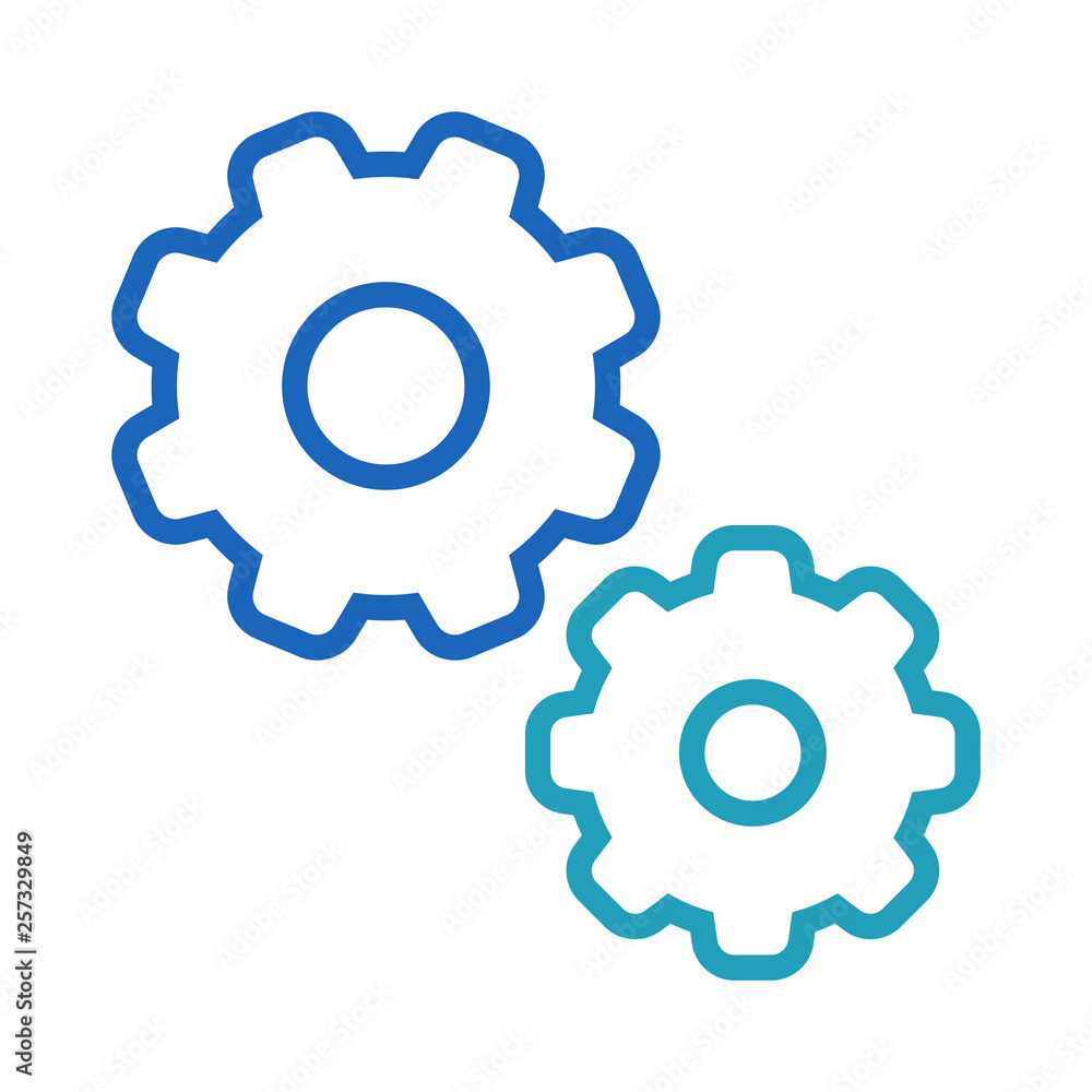Settings vector icon line Settings vector icon line