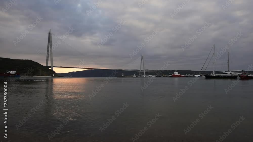 Yavuz Sultan Selim Bridge in Istanbul Bosphorus Yavuz Sultan Selim Bridge in Istanbul Bosphorus