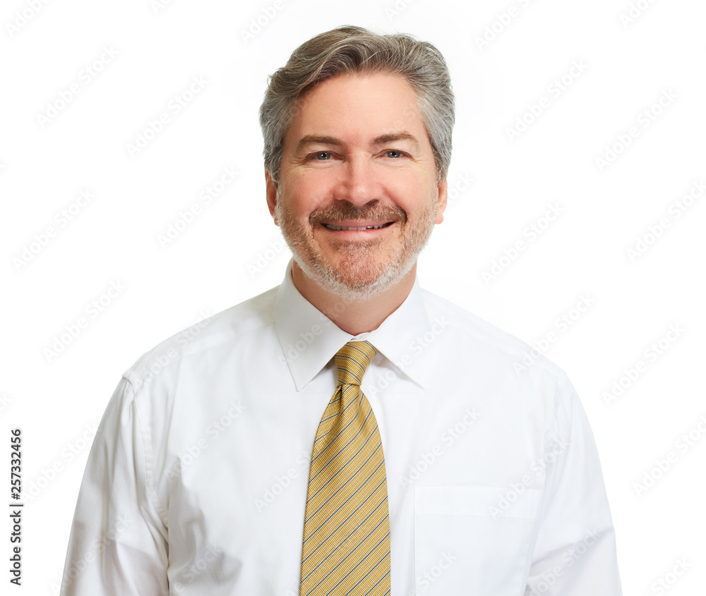 Businessman on white background. Businessman on white background.