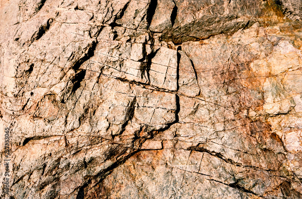 The old stone cave walls have traces through time. The old stone cave walls have traces through time.