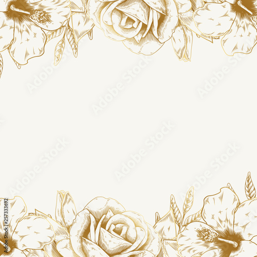 Vintage floral background