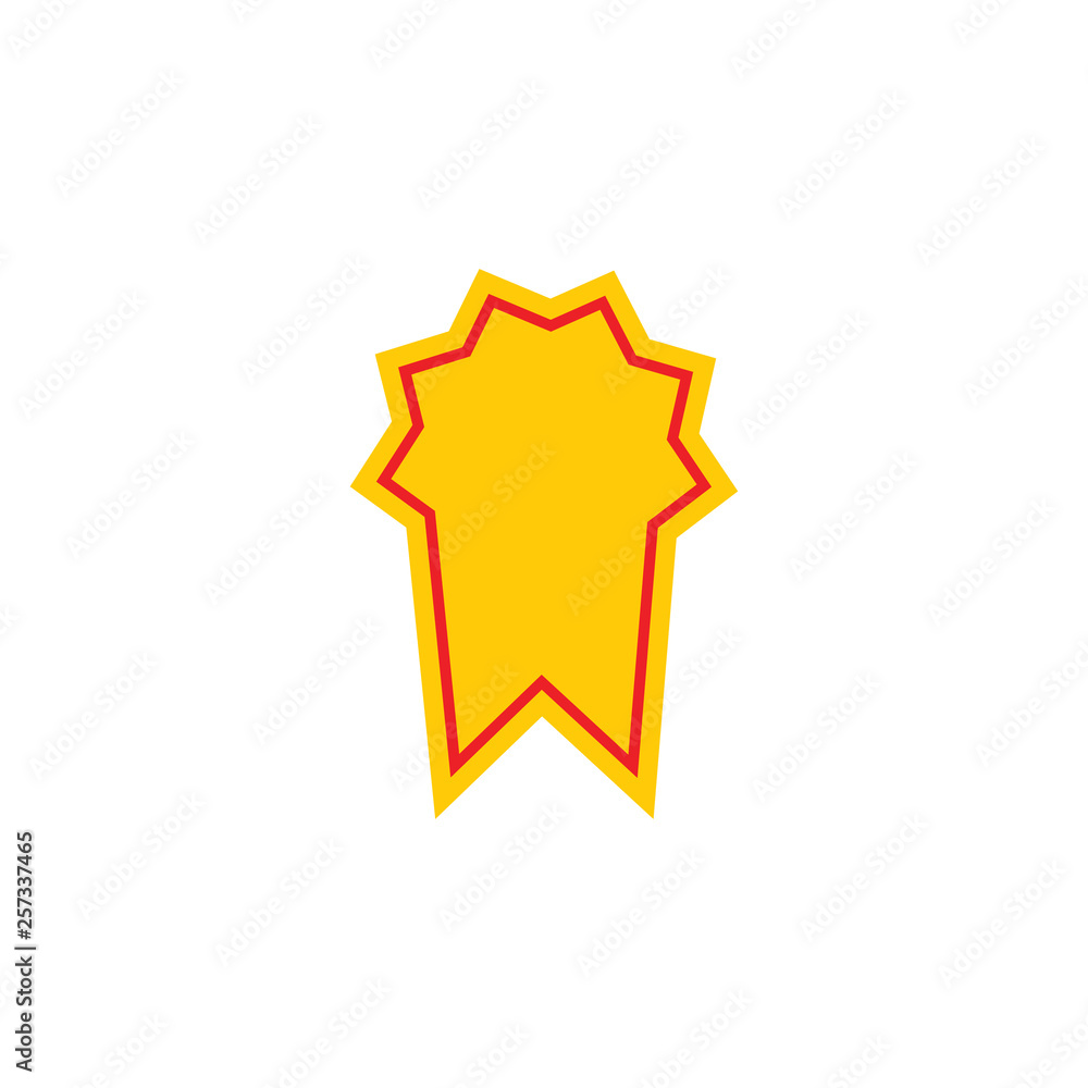 golden label best seller product symbol vector golden label best seller product symbol vector