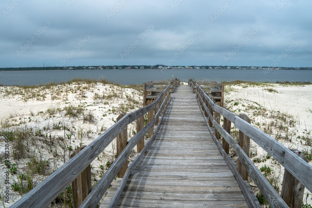Fototapeta premium Gulf Islands National Seashore in Florida.