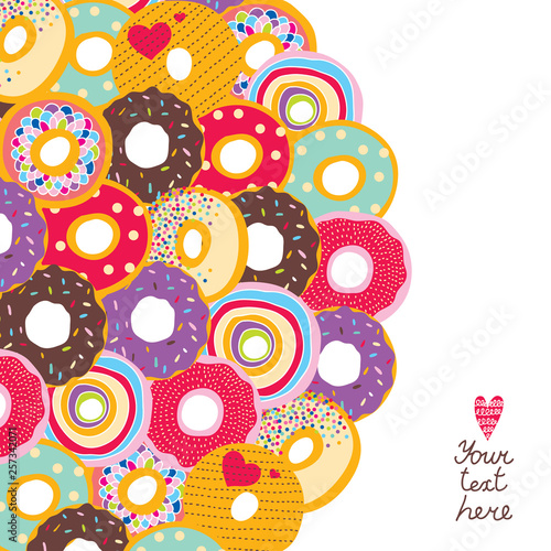 Love donuts! Cute card.