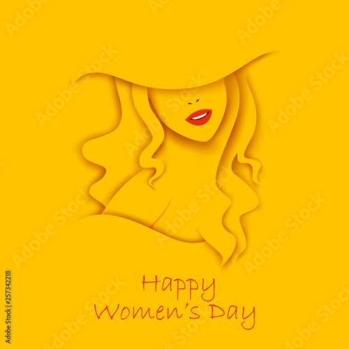 Happy International Women s Day 8th March greetings background