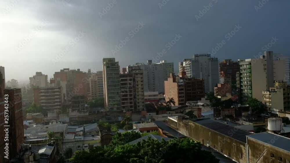 City view from the balcony of the high house in Tucuman, Argentina City view from the balcony of the high house in Tucuman, Argentina