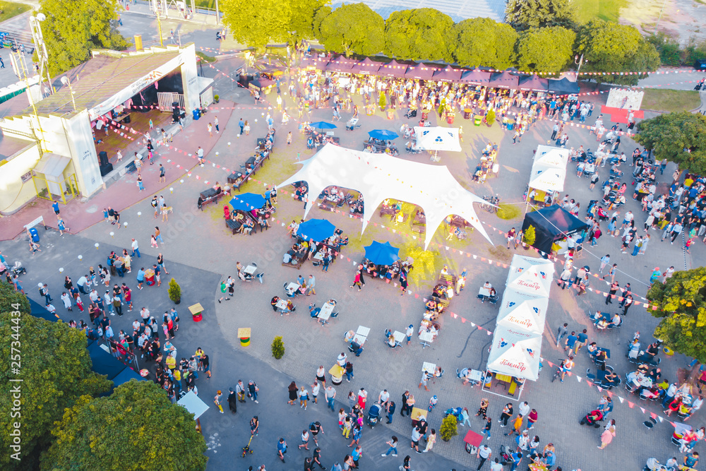 concert in city park. summer time Stock Photo | Adobe Stock