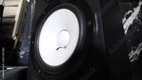 Speaker from a recording Studio in Havana Cuba photo