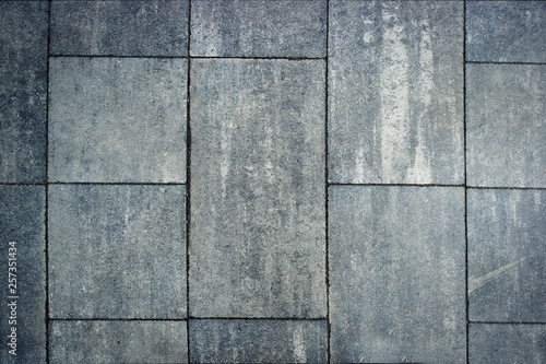 texture background gray blue paving street tile