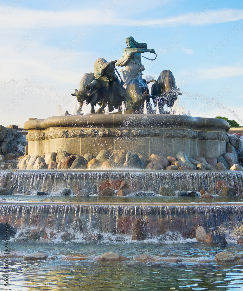 Gefion Fountain sculptural composition Gefion Fountain sculptural composition