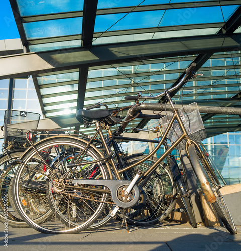 bicycles parking many Copen...