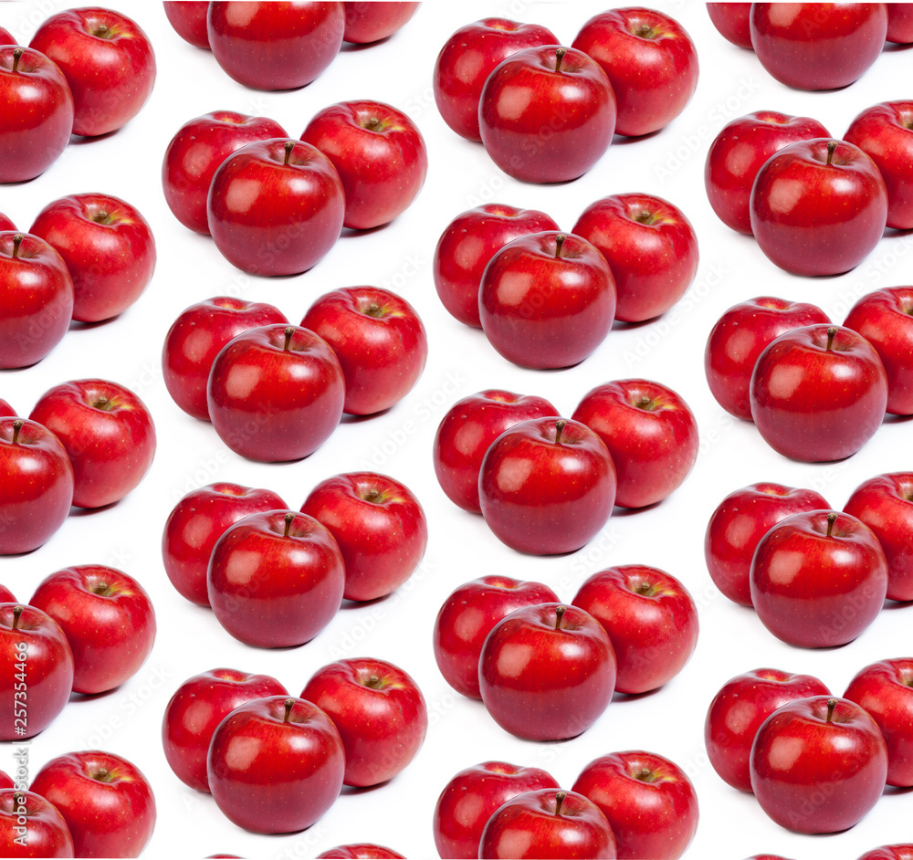 Colorful fruit pattern of fresh apples Colorful fruit pattern of fresh apples