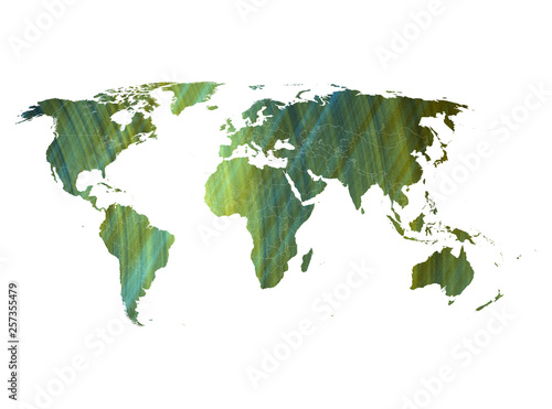 World Maps to Green