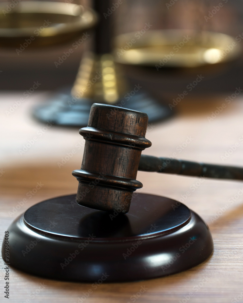 Law and Justice concept image. Old court library Law and Justice concept image. Old court library
