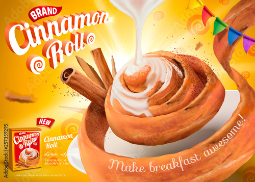 Cinnamon roll ads