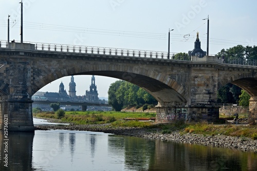 Germany-view of the Albertbridge in town Dresden