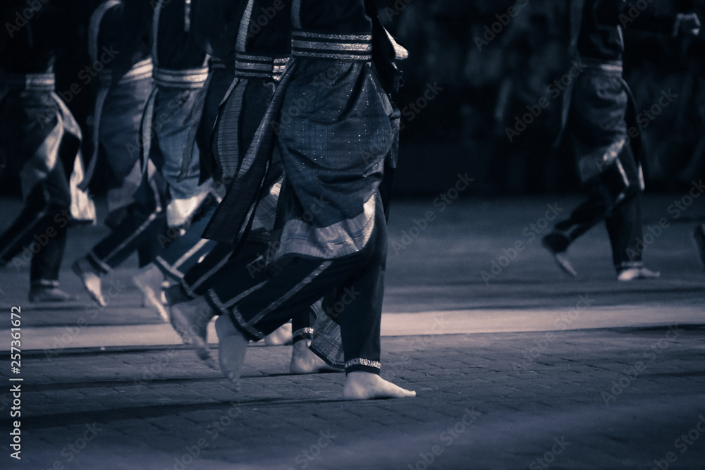 Nice Culture Dance Performance at Nights, Black and White Photos Nice Culture Dance Performance at Nights, Black and White Photos