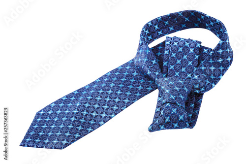 Stylish tie isolated on a white background