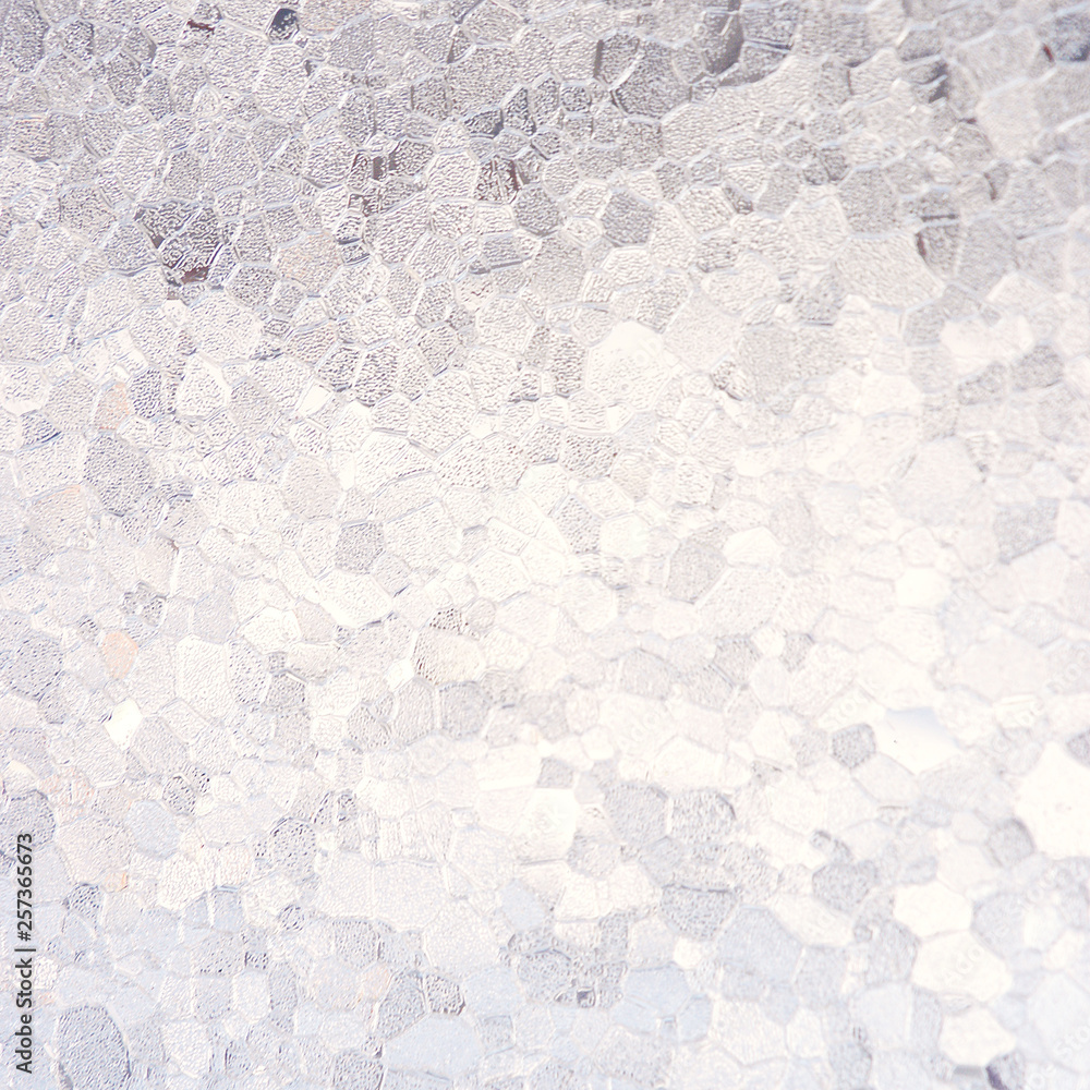Silver winter background with frost pattern Silver winter background with frost pattern