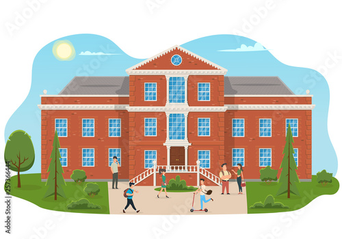 University or college building.
