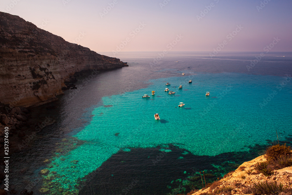View of Tabaccara, Lampedusa
