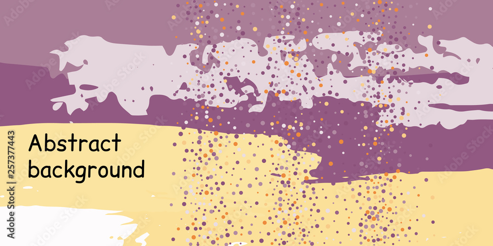 Obraz premium Confetti dots on a striped background