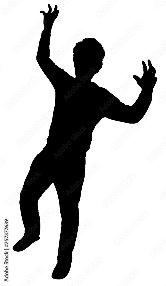 a man body silhouette vector a man body silhouette vector