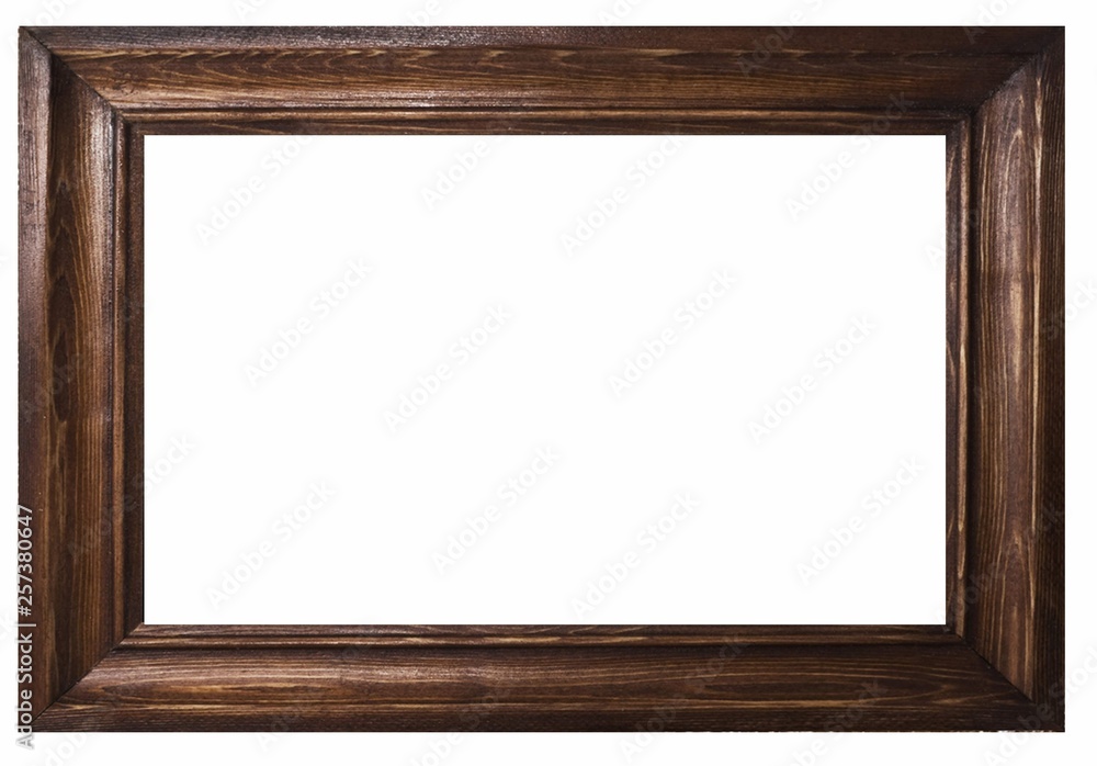 Picture frame and white background - obrazy, fototapety, plakaty 