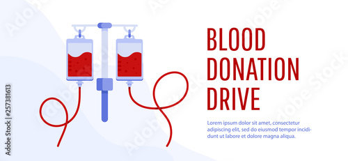 Blood donation drive design poster 