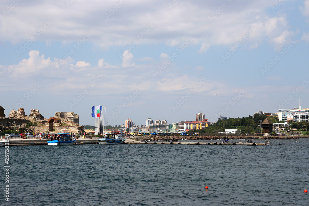 Nessebar cityscape Bulgaria summr season